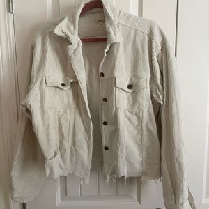 POL Ribbed Cropped Jacket - size large